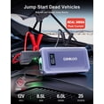 thumbnail image 2 of GOOLOO G7 3000A Jump Starter with Built-in Cable, Portable Power Bank for 45W Fast Charging, 12V SuperSafe Battery Booster up to 8.5L Gas or 6.0L Diesel Engine, 2 of 8