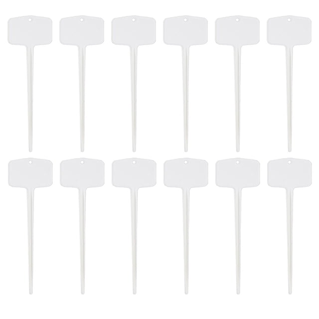 Pisexur Flower Inserting Ground Card Gardening Label Plant Name Sign 12PC