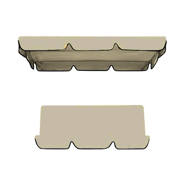 Housse de Protection de Remplacement en Polyester Durable pour Balançoire de Porche, Patio et Jardin Extérieurs