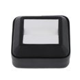 thumbnail image 1 of 5.5x5.5cm Leather Gem Display Box Storage Case for Gemstones Diamond Jewelry, 1 of 6