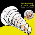 thumbnail image 1 of Pet Dog Recovery Collar Cone E-Collar Remedy Adjustable Protective Collar Anti-bite Anti-lick for Dogs Cats Pets, 1 of 6