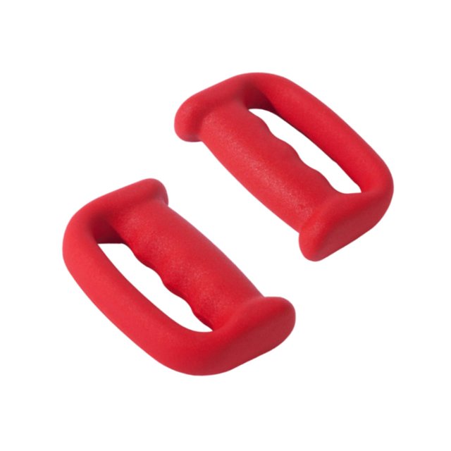 koolsoo 2 Pcs Haltères de Boxe Prise en Forme de D Poids à Main pour Exercices d'Aérobic Marche Rouge