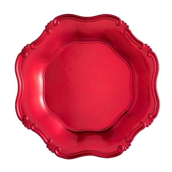 Holiday Time 33cm Scallop Charger