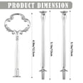 thumbnail image 3 of MVRLSH Organizer Rack 1 Set Cake Tray Stand Handle Cupcake Dessert Plate Hardware Fitting Holder Rod Stand Handle For Cake Stand Wedding, 3 of 8