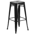 thumbnail image 4 of Bowery Hill Metal 3 Piece Bar Table Set in Black-Antique Gold, 4 of 4