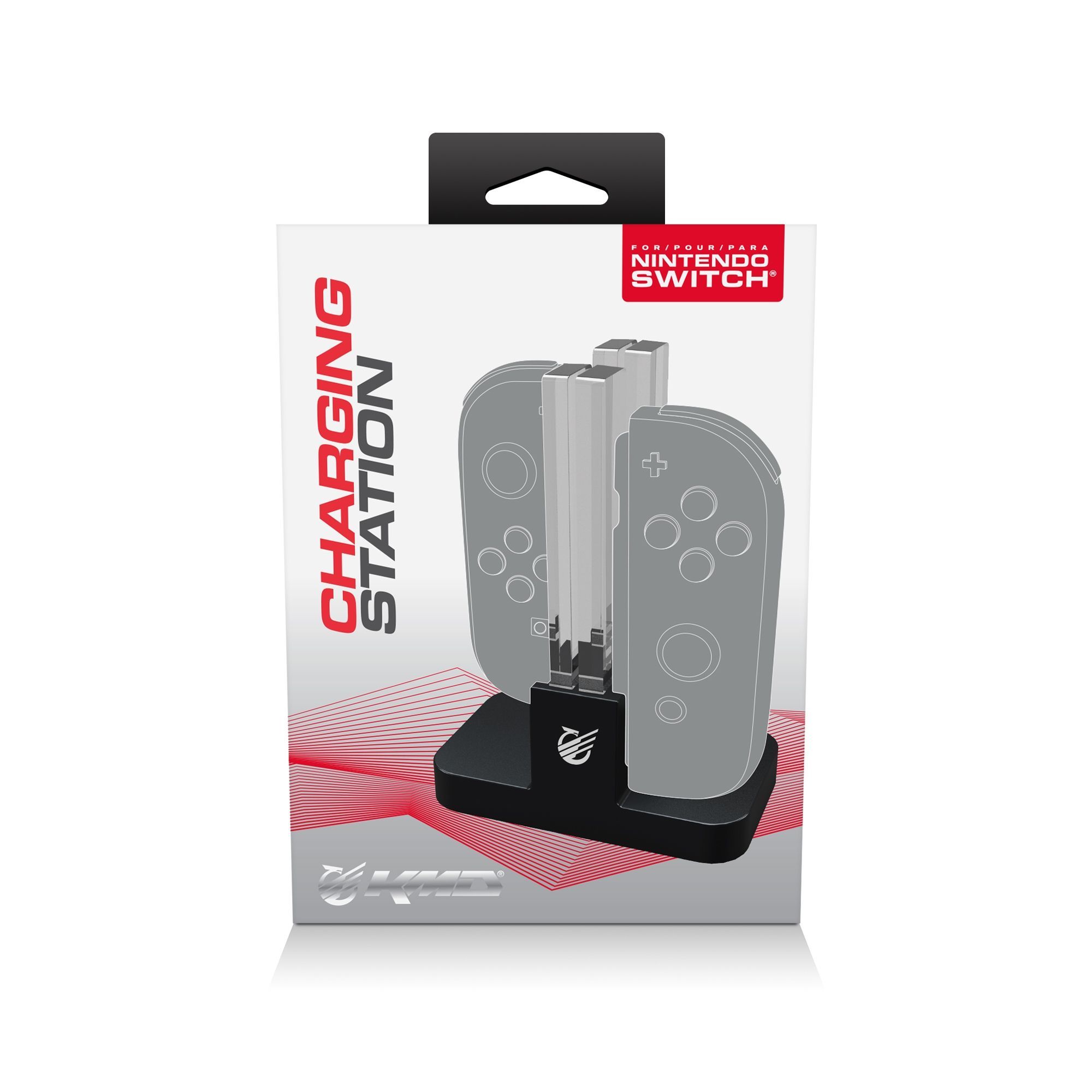 Station de recharge KMD pour manettes Joy-Con de Switch de Nintendo