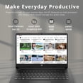 thumbnail image 2 of HP Premium Stream Portable 14 Pouces HD BrightView, Intel Celeron N4120, 4 Go RAM, 64 Go Stockage eMMC, UHD Graphics, Caméra Web HD, 1 An Office 365, Bluetooth, WiFi, HDMI, Win 11s, Noir, Carte USB Hotface 32 Go, 2 of 9