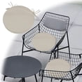 thumbnail image 2 of Round Outdoor Chair Cushion with Removable Washable Cover for Patio Furniture and Garden Seating, 2 of 7
