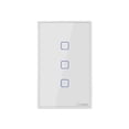 thumbnail image 1 of Amdohai T0US3C-TX 3 Gang Smart WiFi Wall Light Switch APP/Touch Control Timer Standard Panel Smart Switch Compatible with Home/Nest &, 1 of 7