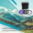 thumbnail image 4 of VONKY 3 Pcs Lens Filter with Bag 49MM 52MM 55MM 58MM 62MM 67MM 72MM 77MM Protector 58mm, 4 of 6