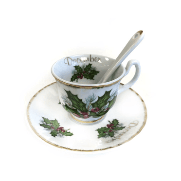 Ensemble Tasse et Soucoupe de Décembre