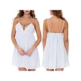 thumbnail image 3 of Robe Courte Sans Manches à Volants pour Femmes, Bretelles Spaghetti, Décolleté en V Profond, Robe Courte, Dos Nu, Robe Débardeur Aguichant, 3 of 6
