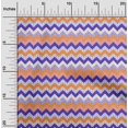 thumbnail image 2 of oneOone Rayon Orange Fabric Chevron Sewing Material Print Fabric By The Yard 56 Inch Wide-BB, 2 of 5
