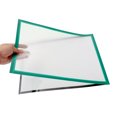 thumbnail image 4 of Unique Bargains 12"x17" Magnetic Display Frame A3 Adhesive Magnetic Sign Holder Green 5 Pack, 4 of 6