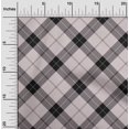thumbnail image 1 of oneOone Tissu Polyester Lycra Tartan Imprimé au Mètre 56 Pouces de Large, 1 of 4