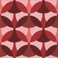 thumbnail image 1 of Ahgly Company Tapis d'Intérieur Lavable à la Machine, Carré, Transitionnel, Pastel Rouge Rose, Tapis de Zone, 8 Pieds Carré, 1 of 7