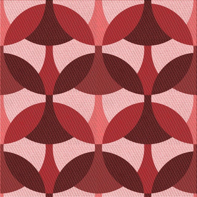 Ahgly Company Tapis d'Intérieur Lavable à la Machine, Carré, Transitionnel, Pastel Rouge Rose, Tapis de Zone, 8 Pieds Carré