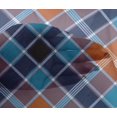 thumbnail image 4 of oneOone Viscose Chiffon Fabric Tartan Check Print Sewing Fabric BTY 42 Inch Wide, 4 of 4