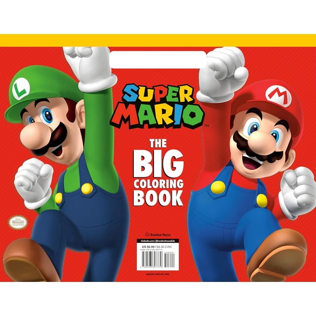 Colouring & Activity: Super Mario The Big Coloring By Todd, Brandon; Félix, Gloria