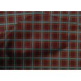 thumbnail image 4 of oneOone Cotton Cambric Fabric Tartan Check Printed Fabric 1 Yard 56 Inch Wide, 4 of 4