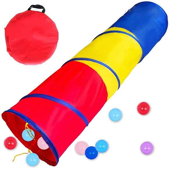 Pretend Play Toys for Toddlers Dress Up,Educational Toys,6ft Crawl Through Play Tunnel Toy,Crawl Tunnel for Kids Toddlers Dogs Babies Infants & Children Gift Indoor & Outdoor Action Toy Tunnel