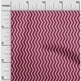 thumbnail image 1 of oneOone Organic Cotton Poplin Twill Fabric Chevron Geometric Printed Craft Fabric BTY 42 Inch Wide, 1 of 4