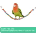 thumbnail image 3 of Jouet d'Oiseau en Corde Spirale Réglable, Support d'Escalade Confortable pour Perroquets, Activité d'Enrichissement de Cage à Perruche, 3 of 3