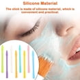 thumbnail image 4 of Maoww Face Mud Stirring Stick Cosmetics Make Tools Makeup Rods Solid Color Modulation Accessory Making Mixer DIY Silicone Mixing Rod Lake blue, 4 of 6