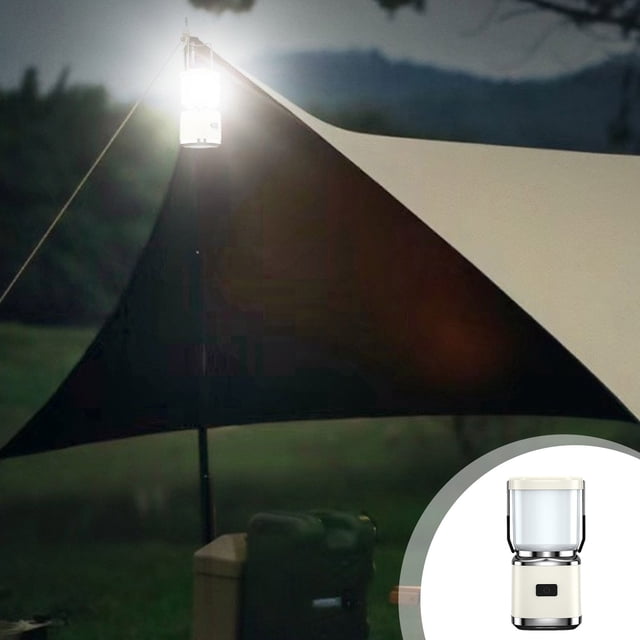 Yhmxh Camping Essentials Travel Essentials Camping Gear Outdoor Portable Camping Light USB Rechargeable Mini Camp Portable Ambient Light Camping Tent Lighting TYpe-c Fast Charging Long Duration