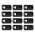 thumbnail image 3 of DYNWAVECA Trampoline Enclosure Pole Caps Protective Cover Waterproof Sturdy Replacement Repair Trampoline Shell Rod Cap for Home Garden Black 12pcs, 3 of 10