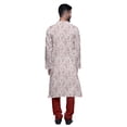 thumbnail image 3 of Atasi Kurta Pyjama de Fête pour Hommes Col Mandarin Manches Longues Kurta Pyjama Ethnique, 3 of 5