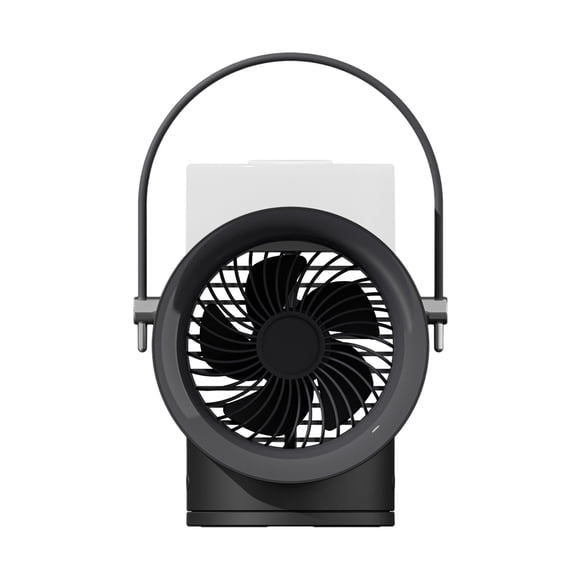 Yeacher Personal Air Cooler 350mL Mini Space Cooler with Dual Misting Aromatherapy 3 Wind Speeds Night Light 4000mAh Desktop Air Conditioning Fan for Home Room Office