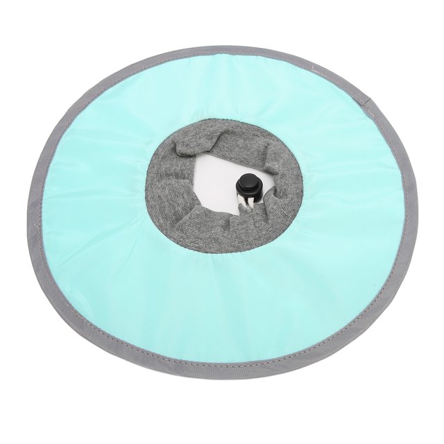 Collier de Protection pour Animaux de Compagnie, Collier de Récupération pour Chat Matériau Polyester Réglable Imperméable à Lécher pour Cicatrisation Bleu Clair, Rose, Vert Fruit