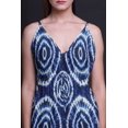 thumbnail image 3 of Bimba Robe de Plage Bohème à Bretelles Sans Manches Longue Maxi Imprimée pour Femmes Shibori - Grand, 3 of 6