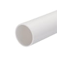 thumbnail image 1 of Unique Bargains PVC Rigid Round Pipe 45.2mm ID 50mm OD 20cm/8' Length White High Impact for Water Pipe, Crafts, Cable Sleeves, 1 of 6