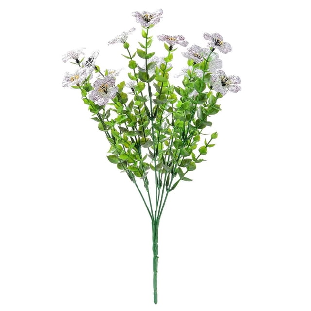 Pompotops 7-pronged Violet Simulation Flower Bouquet Decoration And Flower Arrangement Clearance