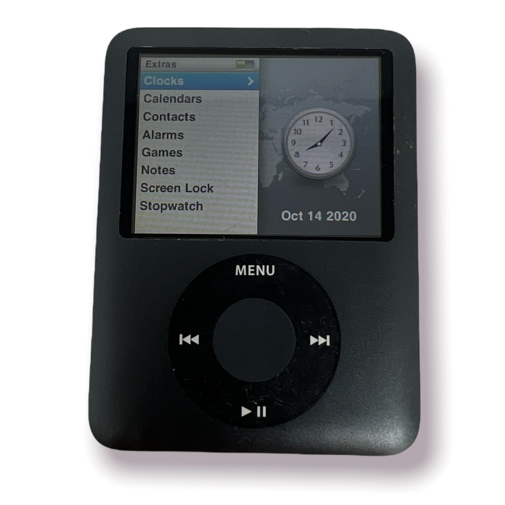 Apple iPod Nano 3rd Gen 8GB Black, MP3 Player, Excellent Condition