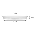 thumbnail image 3 of EGNMCR Tools&Home Improvement Transparent Plastic Tray Suitable For Indoor And Outdoor Pot Trays Pot Trays 5pc a tray, 3 of 4