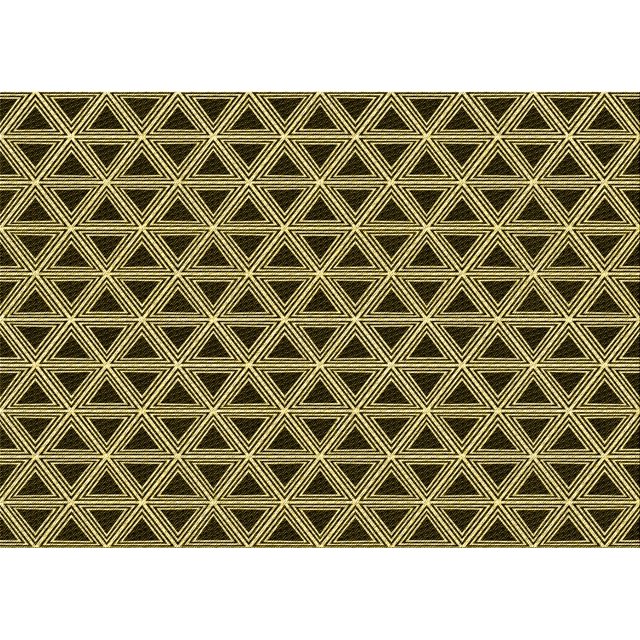 Ahgly Company Machine Washable Indoor Rectangle Transitional Metallic Gold Area Rugs, 8' x 10'