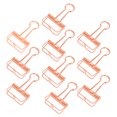 thumbnail image 1 of Metal Wire Paper Clamp Binder Clips Colored Multifunction Hollow Out Paper Desktop Office Organizer for Photo File Students School Office Home Supply 10pcs per Box 32mm, 1 of 8