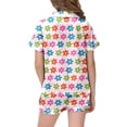 thumbnail image 3 of MIASHUI Girls Pajamas Set Flower Pattern Button-Down Sleepwear 2 Piece Nightwear,Light Pink,6-7 Years, 3 of 4