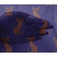 thumbnail image 4 of oneOone Viscose Chiffon Fabric Cat Ikat Print Fabric By Yard 42 Inch Wide, 4 of 4