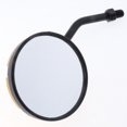 thumbnail image 4 of S SERENABLE 2 Pcs Universel Moto Cyclomoteur Scooter Miroir Rond 10mm Rétroviseur Doré VTT, 4 of 9