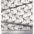 thumbnail image 2 of Soimoi Polyester Crepe Fabric Dalmatian Dog Decor Fabric Printed Yard 52 Inch Wide, 2 of 3