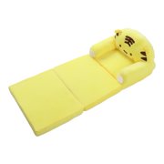 Cute Cartoon Foldable Kids Sofa Toddler Couch Backrest Armchair Small Sofa Bed 2 In 1 Foldable Children Sofa Short Plush Bed Kids Sofa Chair For Living Room Bedroom