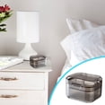 thumbnail image 5 of Rbaofujie Storage Box Portable Denture Box, 3 Layer Denture Cup with Filter Denture Bath Box Small Retainer Cleaner Box Mouth Guard Braces Travel Container for Storage and Soaking Jewelry Storage, 5 of 5