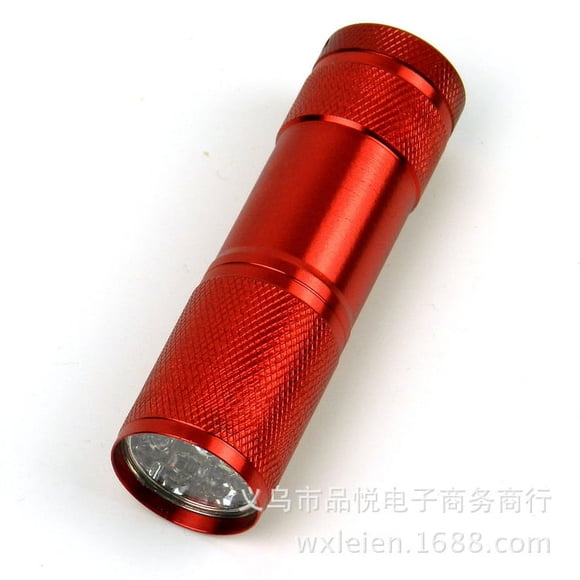 LED mini torch, super bright torch, with lanyard, suitable for reading at night, blackout, camping, red D01