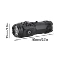 thumbnail image 3 of Boovnll Flashlight, Outdoor Strong Light Flashlight Mini Led Strong Light Three Eye Flashlight Universal Convenient Small Multi Functional Rechargeable Flashlight, Flashlights High Lumens, 3 of 9