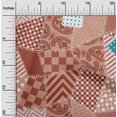 thumbnail image 2 of oneOone Cotton Poplin Dark Peach Fabric Block Sewing Craft Projects Fabric Prints By Yard 42 Inch Wide, 2 of 5