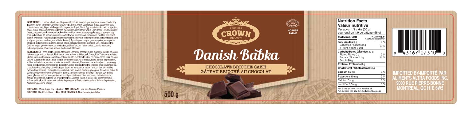 Crown Babka Danois Chocolat en sachet 500g